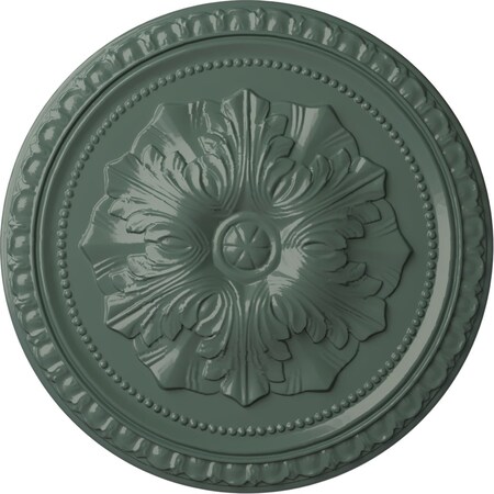 Ekena Millwork Richmond Ceiling Medallion (Fits Canopies up to 2 5/8"), Hand-Painted Cloud Burst, 18"OD x 1 3/8"P CM18RICBF